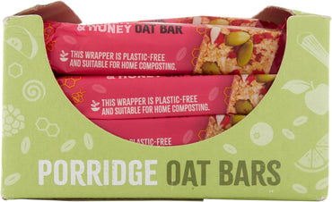 Stoats Raspberry & Honey Porridge Oat Bars (24x42g)
