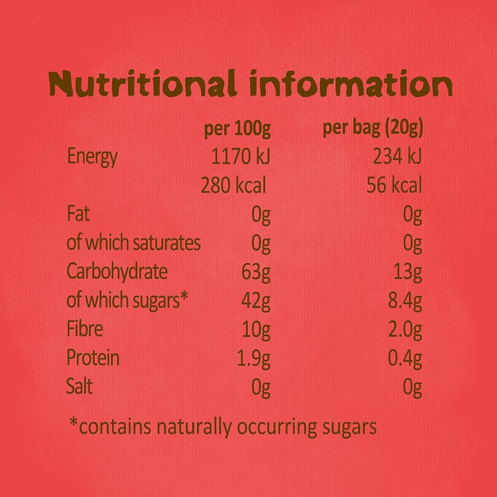 18X20g BEAR Super Sour Strawberry &amp; Apple Yoyos - Dried Fruit Rolls - Healthy - Vegan no added sugar&nbsp;  BBE 01-26 RRP £19.99 Sale price £8.99
