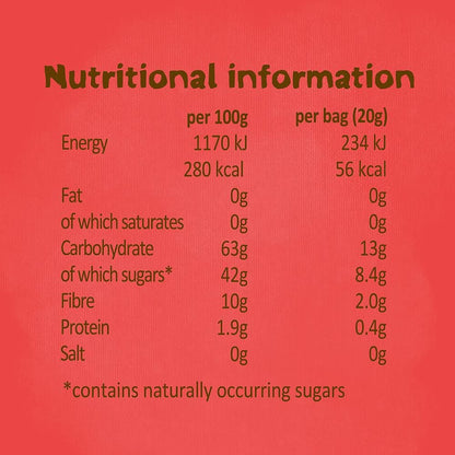 18X20g BEAR Super Sour Strawberry &amp; Apple Yoyos - Dried Fruit Rolls - Healthy - Vegan no added sugar&nbsp;  BBE 01-26 RRP £19.99 Sale price £8.99