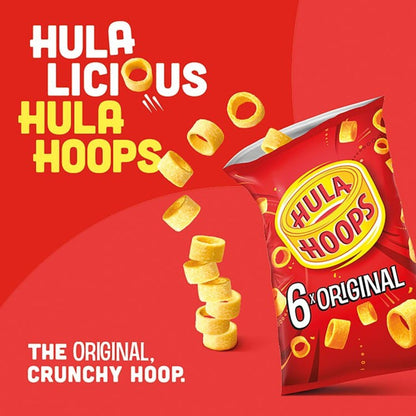 Hula Hoops-ORIGINAL Multipack Bags - Deliciously Crunchy Potato Rings (30X24g)
