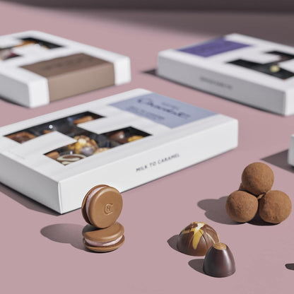Hotel Chocolate Tipsy Truffles H-Box - 14 Of Our Finest Alcoholic Chocolates - Suitable for Vegetarians - Gifts For Birthday, Thank You, Congratulations, Anniversary  BBE 11-25 RRP £17 Sale price £4.99