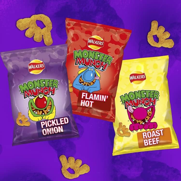 Walkers Monster Munch Roast Beef Multipack Crisps (36x20g)