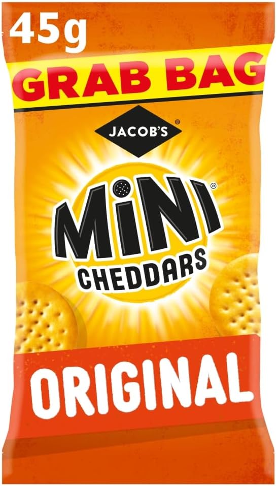 JACOB'S Mini Cheddars Original Grab Bag 30 x 45g bags