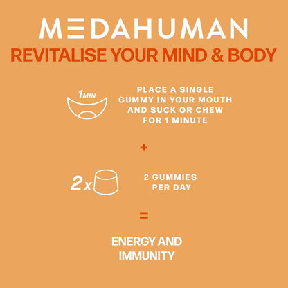 MEDAHUMAN® Recover | 750mg CBD Gummies for Stress & Anxiety Relief (30 Servings)