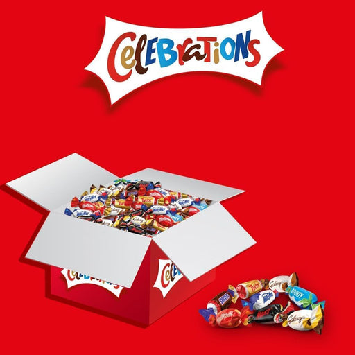 2 X 2.4kg Celebrations Bulk Chocolate Box Assorted Chocolates Gift Box with Mini Chocolate Bars & Biscuits  BBE 04-05-25 RRP £50 Sale price £21.99