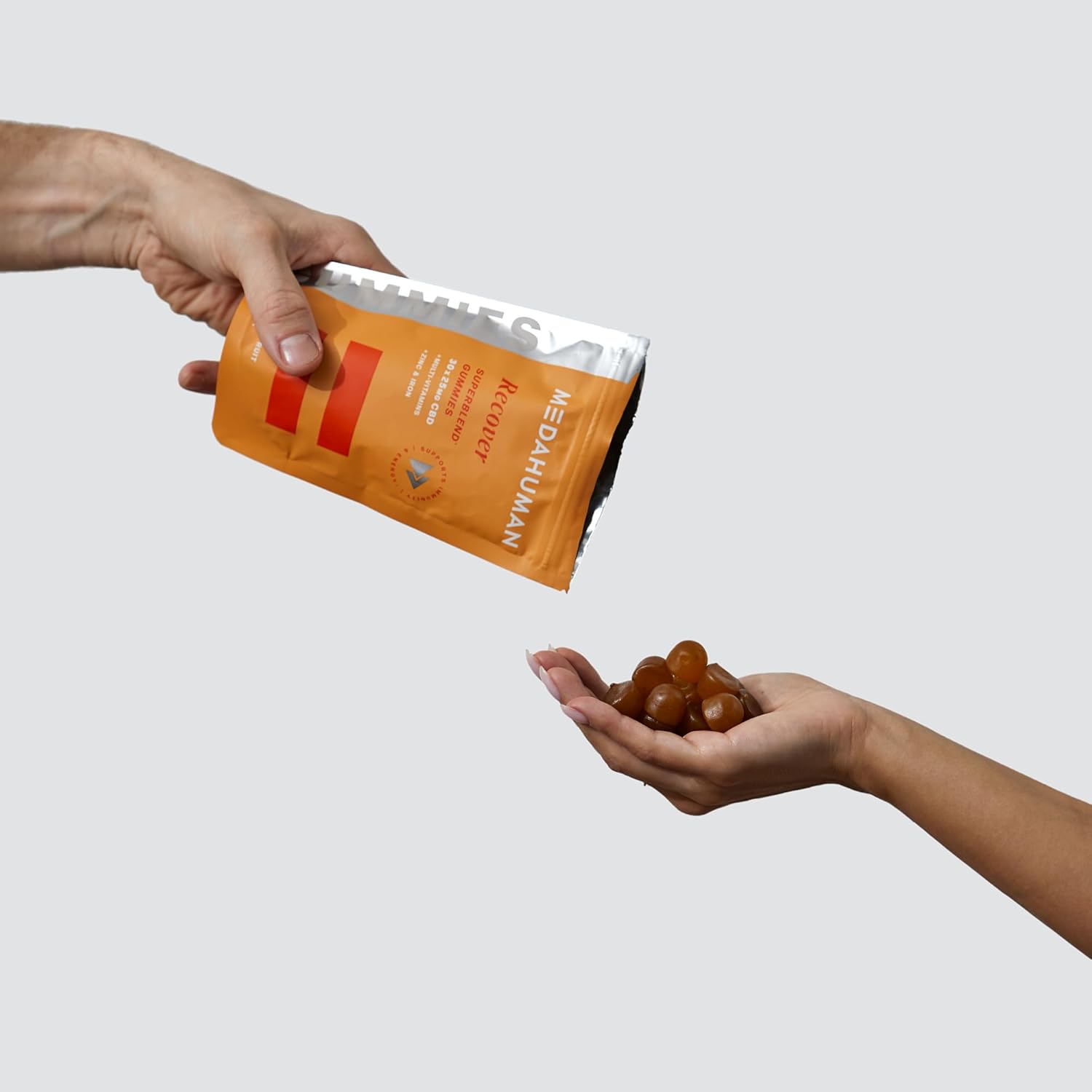 MEDAHUMAN® Recover | 750mg CBD Gummies for Stress & Anxiety Relief (30 Servings)