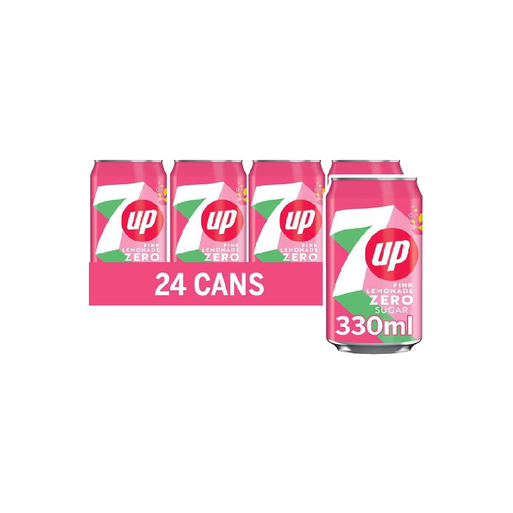 7UP Zero Pink Lemonade (24x330ml)