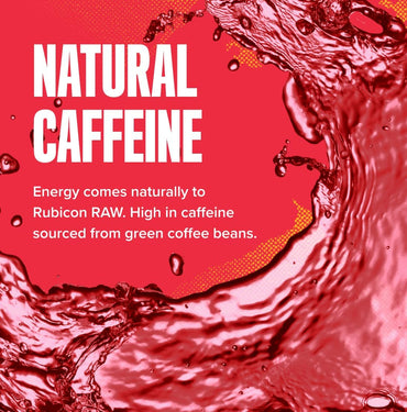 12X500ml Rubicon RAW Pineapple Passion Energy Drink, 20% Real Fruit Juice, High caffeine with B-Vitamins, Ginseng &amp; Guarana, No Artificial Colours or Flavours, Reduce Tiredness Boost Energy  BBE 09-25 RRP £15 Sale price £6.99