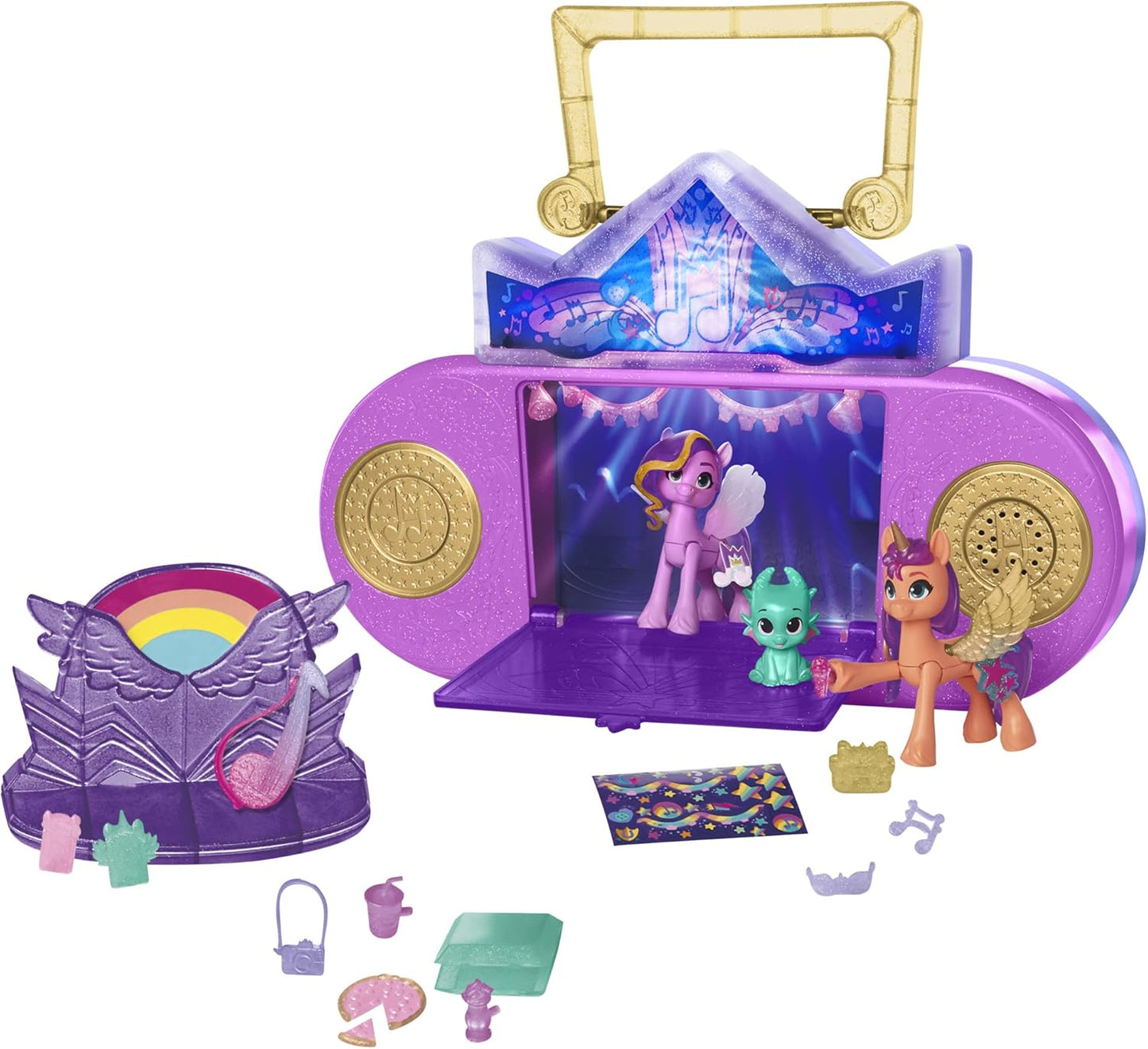 My Little Pony: Make Your Mark Toy Musical Mane Melody – Playset with Lights and Sounds, 20 pieces