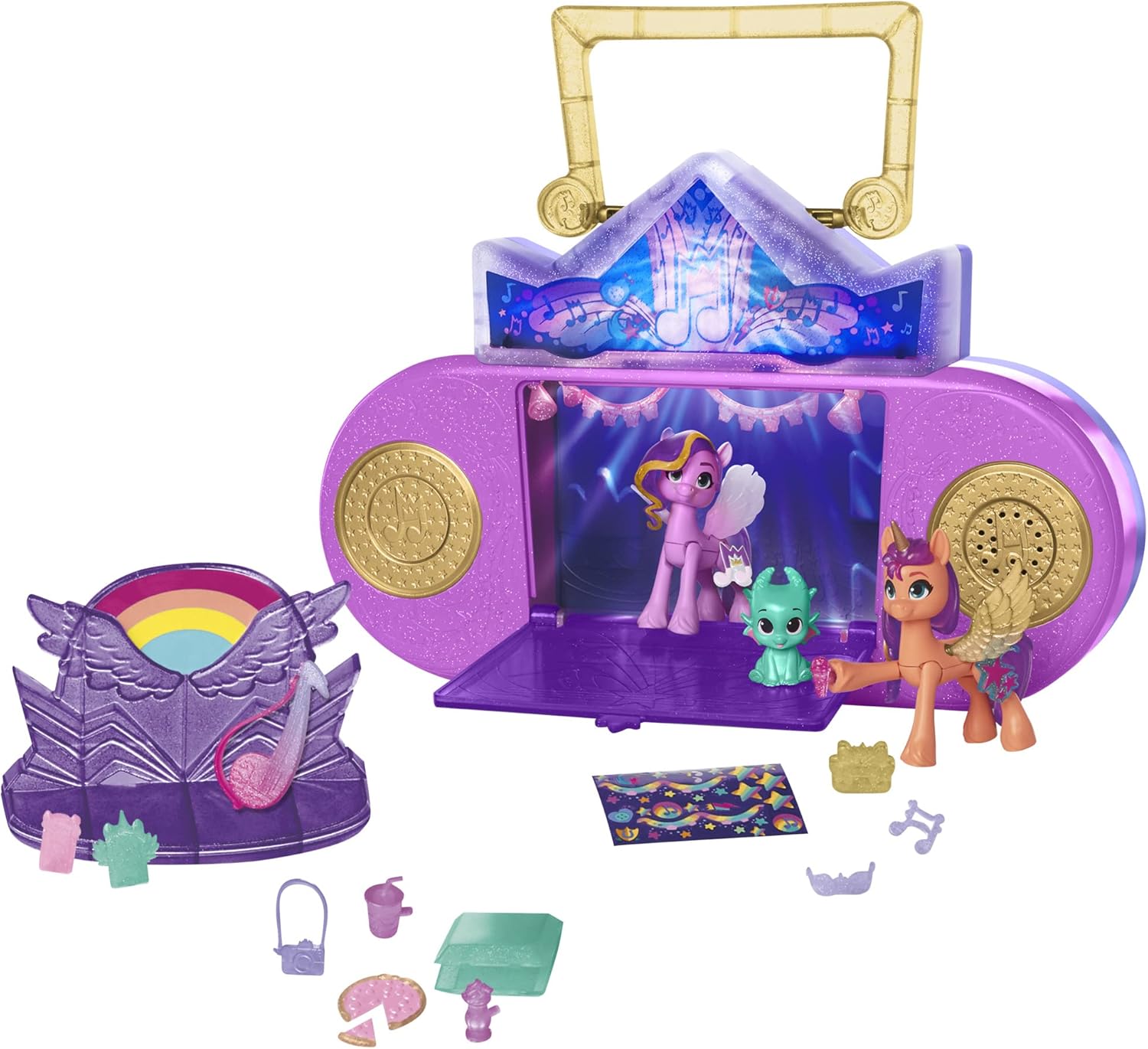 My Little Pony: Make Your Mark Toy Musical Mane Melody – Playset with Lights and Sounds, 20 pieces