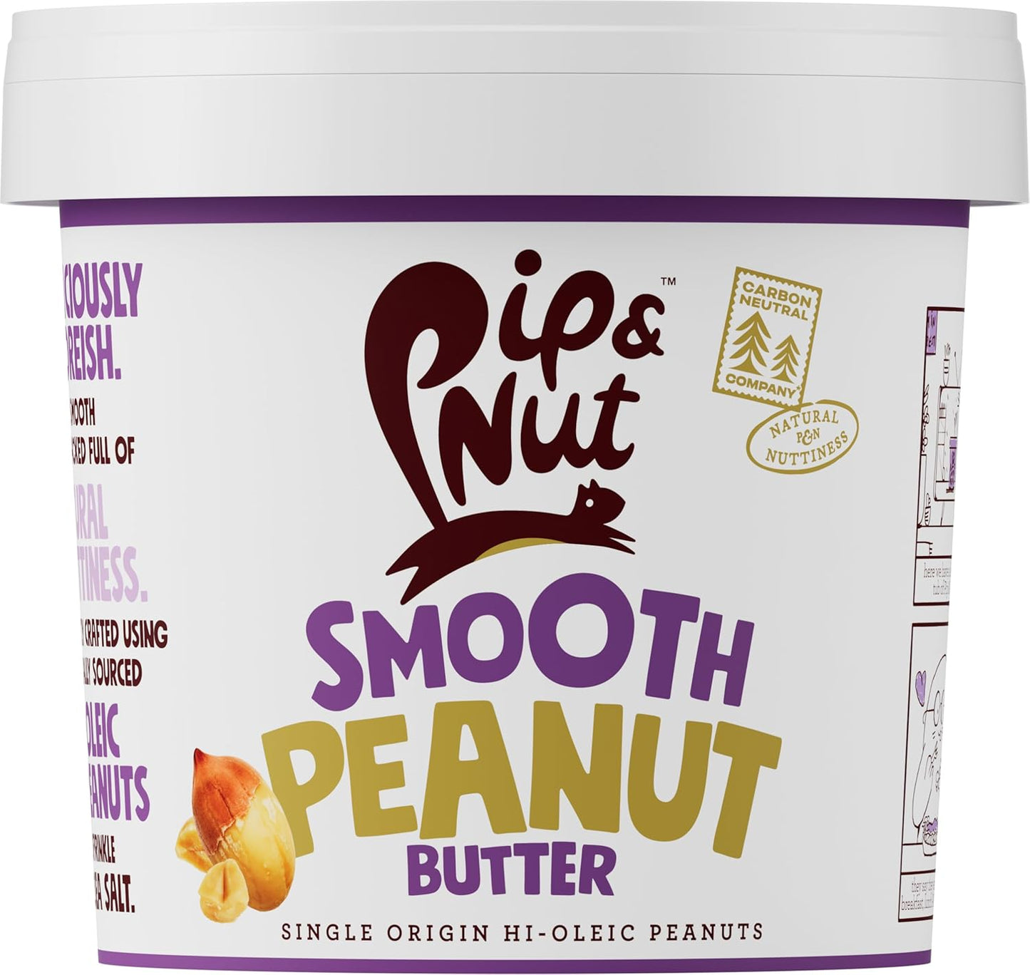 2 X 1kg Pip & Nut Smooth Peanut Butter  BBE 12-25 RRP £15.99 Sale price £6.99