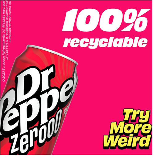 Dr Pepper Zero Sugar BBE 30-06-25 RRP £19.99 Sale price £7.49