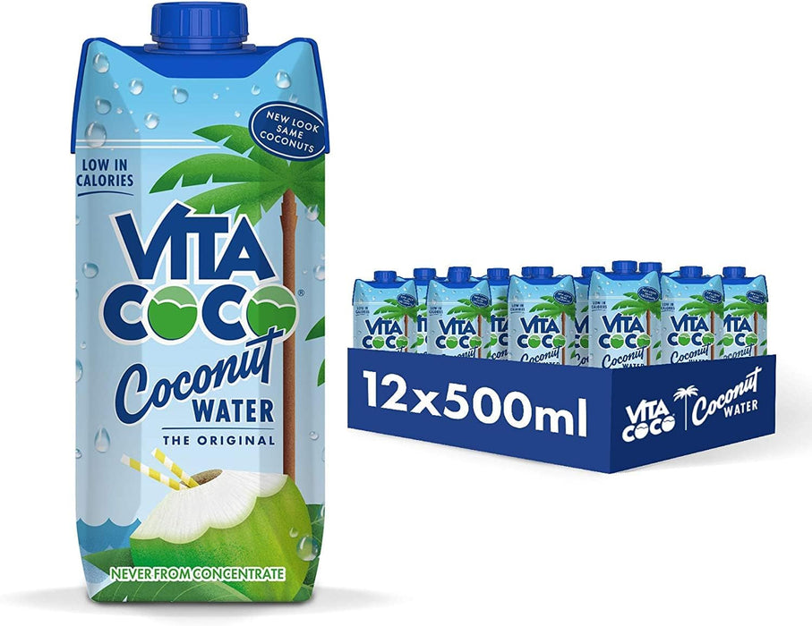 12X500ml Vita Coco Original Coconut Water Multipack, Packed With Electrolytes, Gluten Free , Full Of Vitamin C BBE 15-11-25 RRP £25 Sale price £11.49