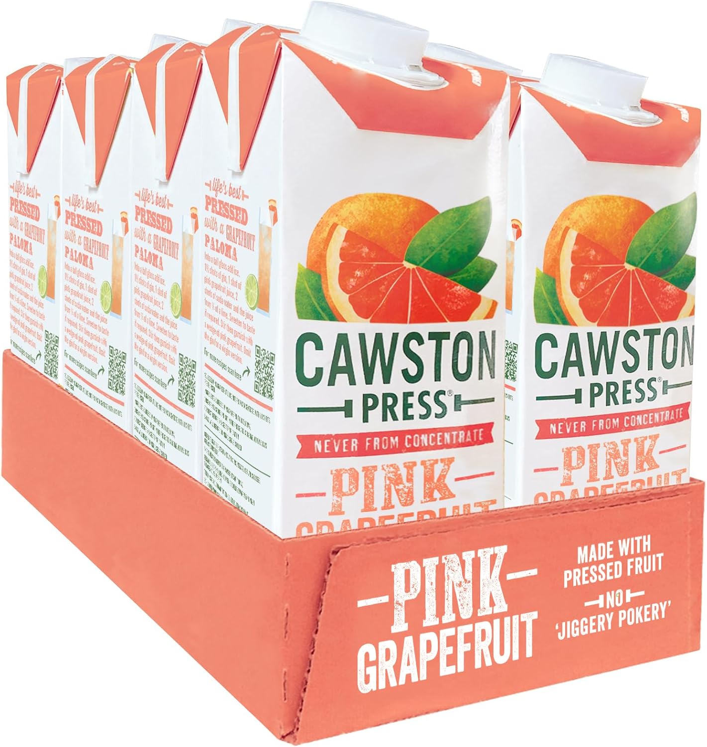 Cawston Press Pink Grapefruit Pressed Juice (8x1L)