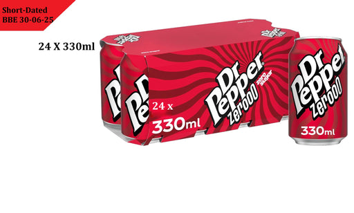 Dr Pepper Zero Sugar BBE 30-06-25 RRP £19.99 Sale price £7.49