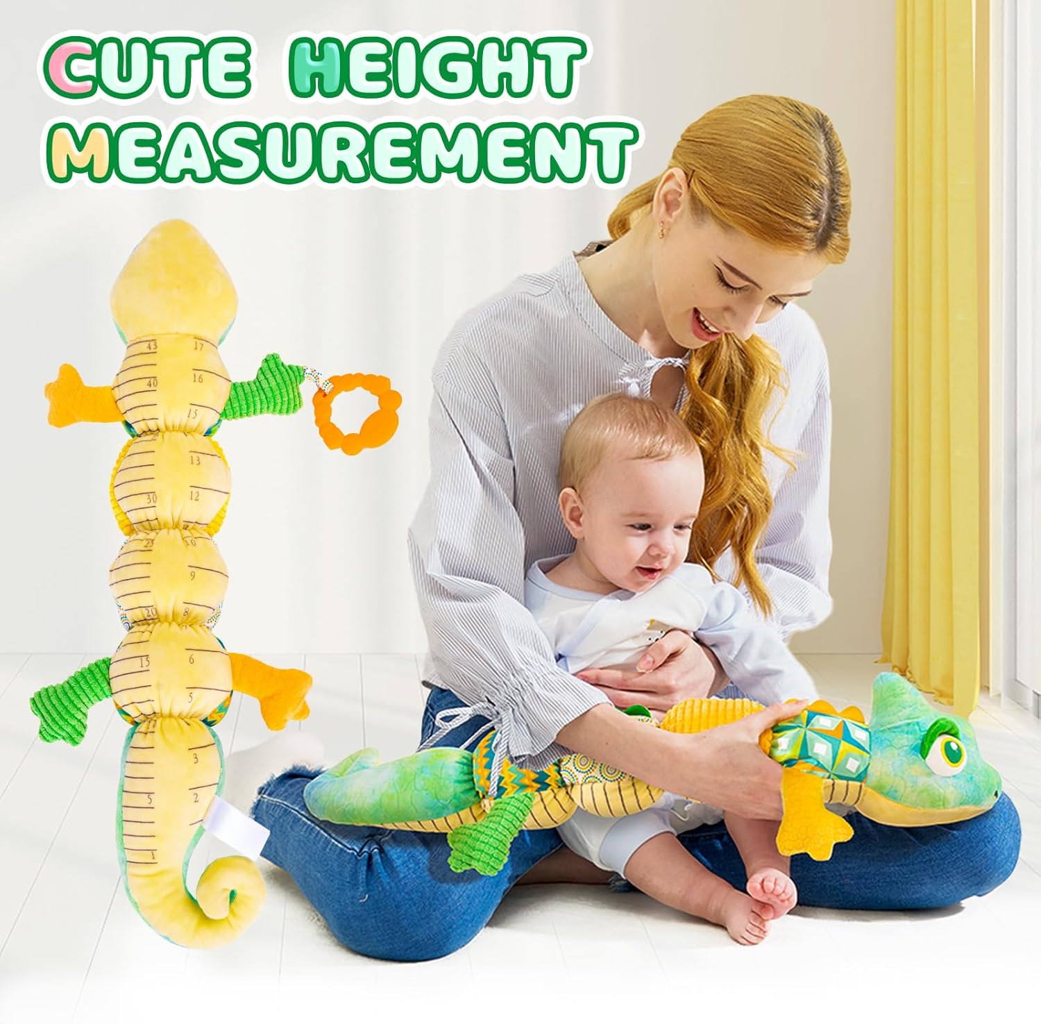 Musical Infant Sensory Toys - 0-6 Months, Multi-Sensory Crinkle, Rattle and Textures, Soft Plush Stuffed Animal Toys for Baby Girl Gifts