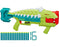 Nerf DinoSquad Armorstrike Dart Blaster, 8-Dart Rotating Drum, Drop Grip, 16 Nerf Elite Darts, Anklyosaurus Dinosaur Design