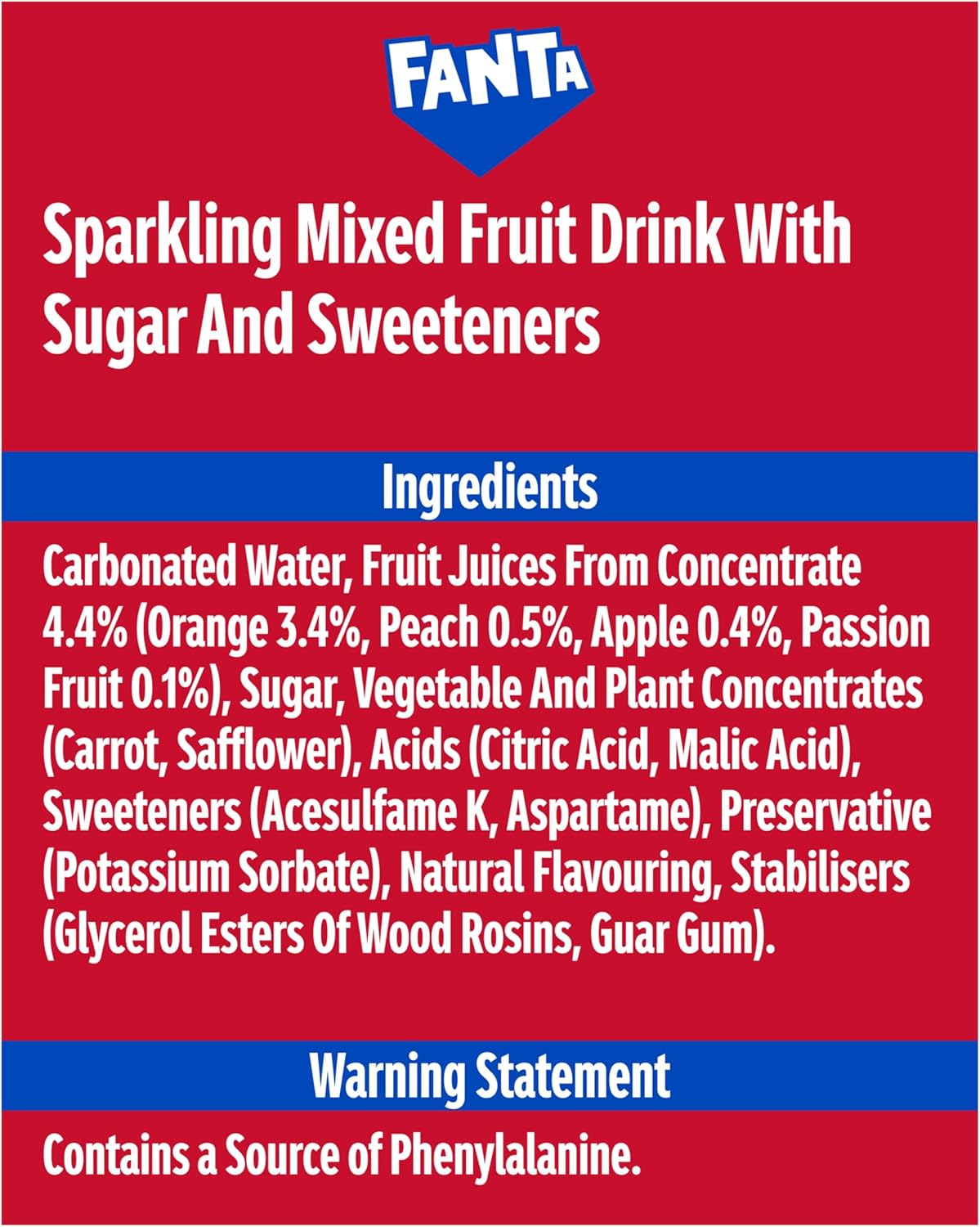 Fanta Fruit Twist Cans (24x330ml)