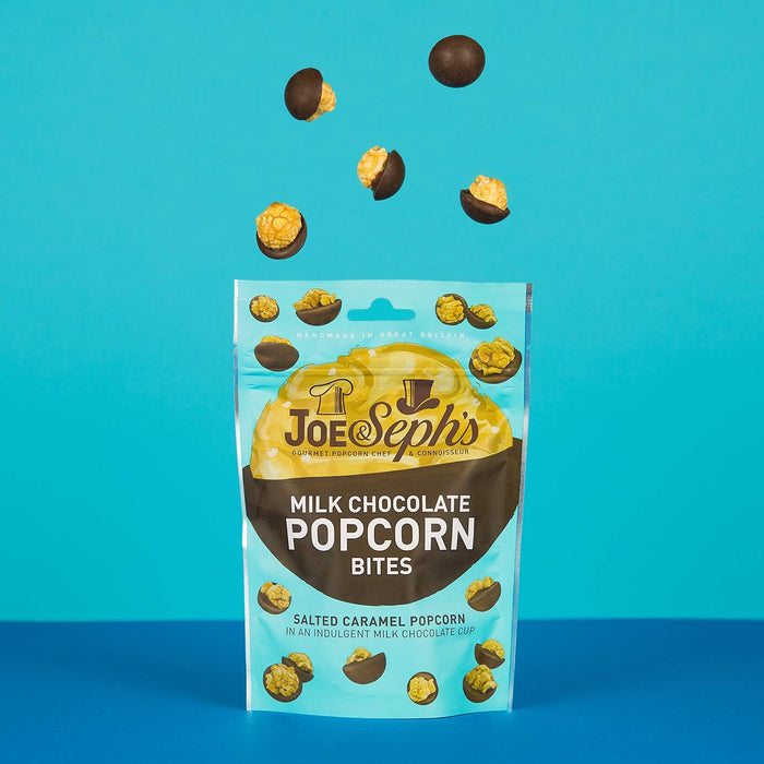 Joe & Sephs box 1x500g Chocolate Gourmet Popcorn 6 flavours bbe 31-08-25 rrp £19.99 sale price £11.50