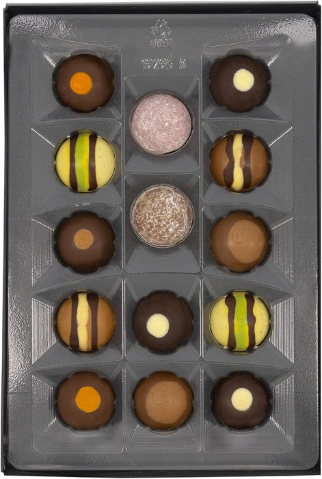 3X155g Hotel Chocolat Tipsy Truffles H-Box - 14 Of Our Finest Alcoholic Chocolates - Suitable for Vegetarians - Gifts For Birthday, Thank You, Congratulations, Anniversary  BBE 06-25 RRP £55 Sale price £21.99