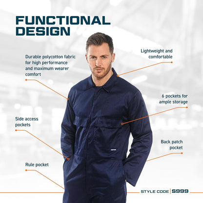 Portwest S999 Men's Work Coveralls Suit