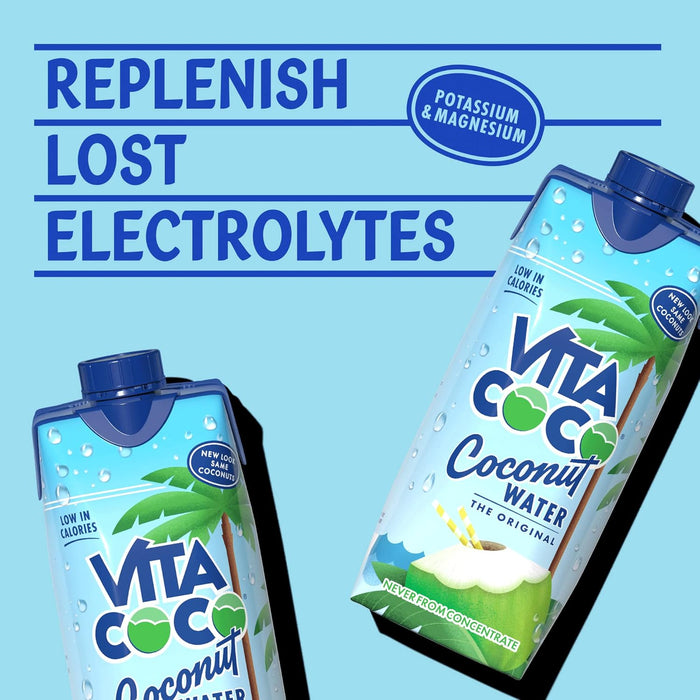 12X500ml Vita Coco Original Coconut Water Multipack, Packed With Electrolytes, Gluten Free , Full Of Vitamin C BBE 15-11-25 RRP £25 Sale price £11.49