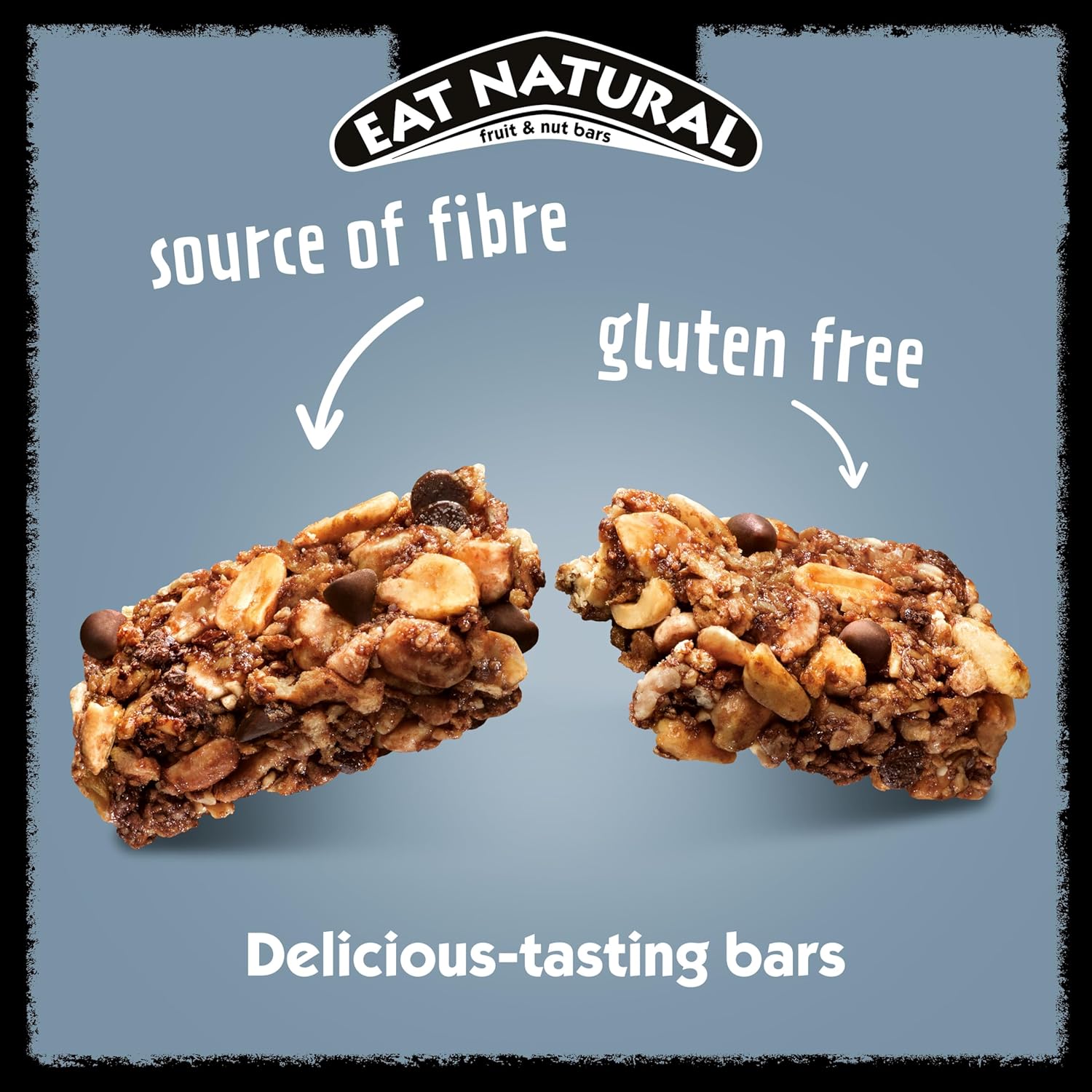 Eat Natural Protein Peanuts & Dark Chocolate Fruit & Nut Bars (12x40g)