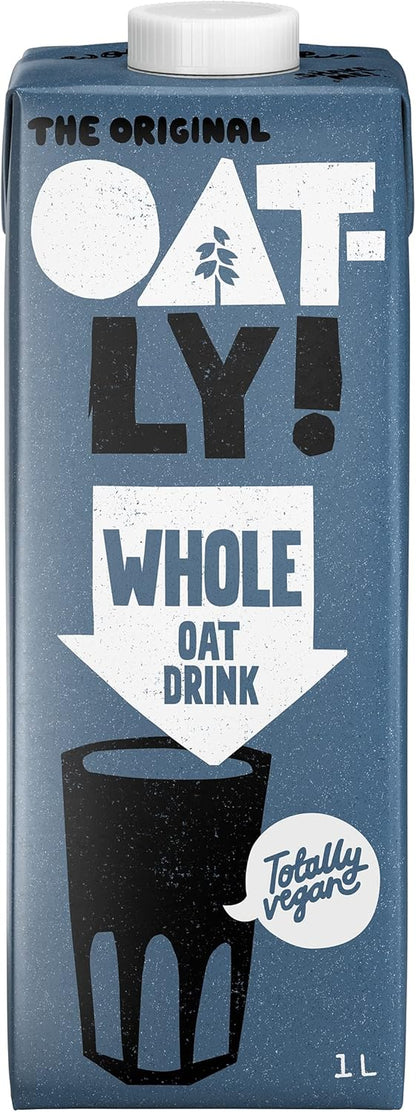 6 x 1L Oatly Whole Oat Drink  BBE 19-10-25 RRP £13.99 SALE PRICE £5.99