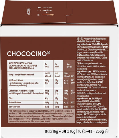 NESCAFÉ DOLCE GUSTO Chococino Hot Chocolate Pods (Total 24 Servings)