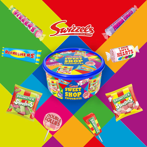 Swizzels Sweet Shop Favourites Tub 650g  BBE 31-07-25 RRP £11.99 SALE PRICE £4.99