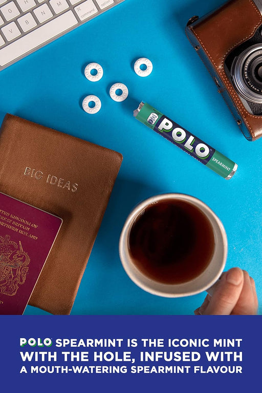 32X34g Polo Spearmint Mints Tubes BBE 12-25 RRP £24 Sale price £9.99