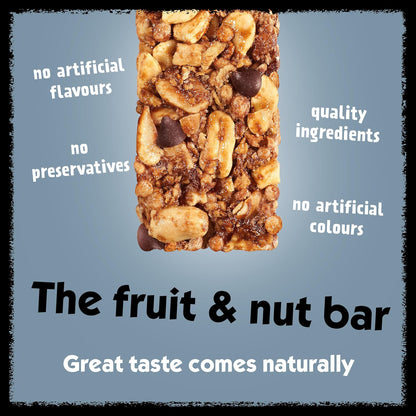 Eat Natural Protein Peanuts & Dark Chocolate Fruit & Nut Bars (12x40g)