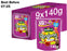 9 x 140g Rowntree's Randoms Juicers Sweets Sharing Bags,  (Packaging May Vary) BBE 07-25 rrp £15 sale price £5.49
