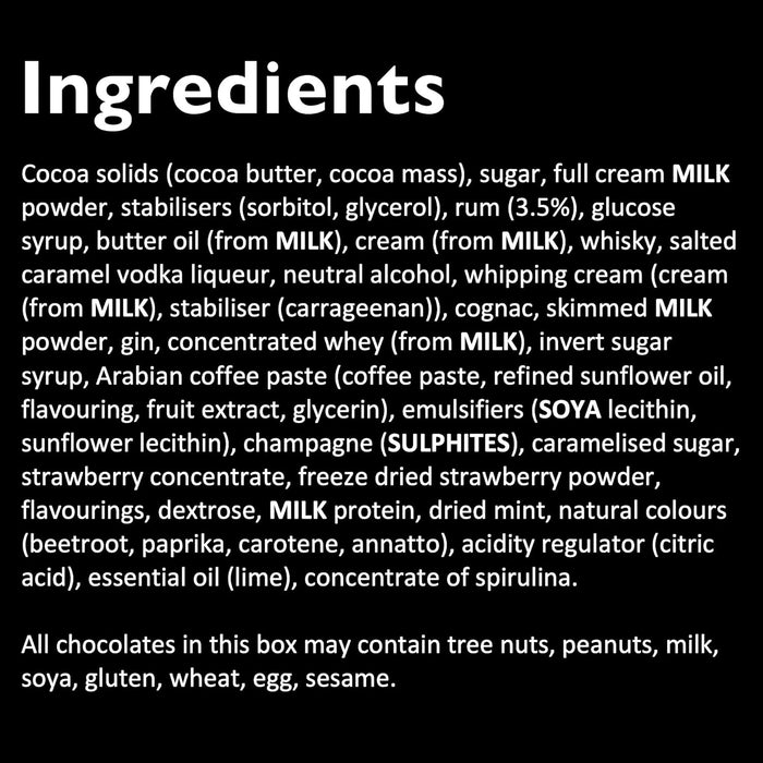 3X155g Hotel Chocolat Tipsy Truffles H-Box - 14 Of Our Finest Alcoholic Chocolates - Suitable for Vegetarians - Gifts For Birthday, Thank You, Congratulations, Anniversary  BBE 06-25 RRP £55 Sale price £21.99