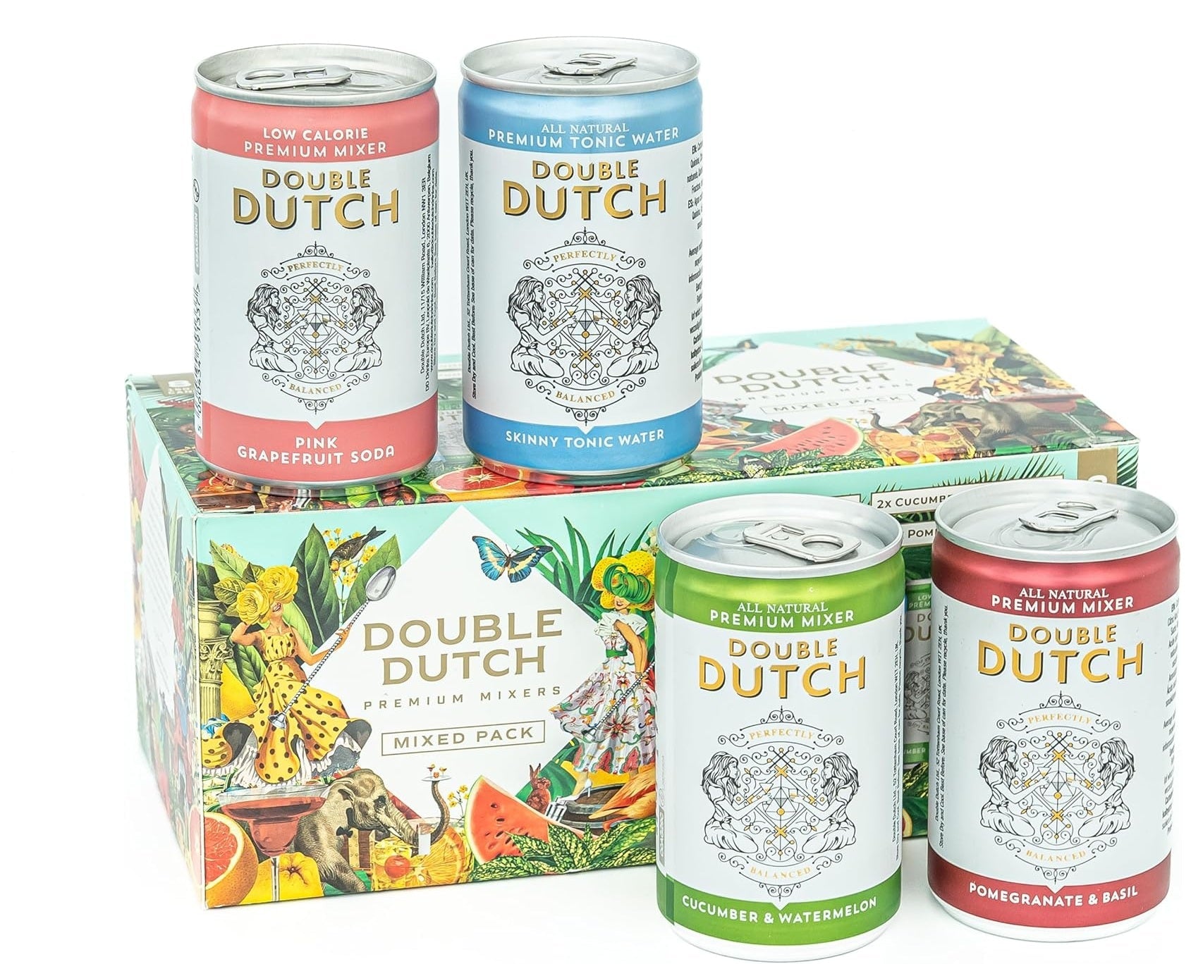 Double Dutch  Premium Mixers Variety Pack (24x150ml)