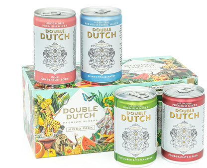 Double Dutch  Premium Mixers Variety Pack (24x150ml)