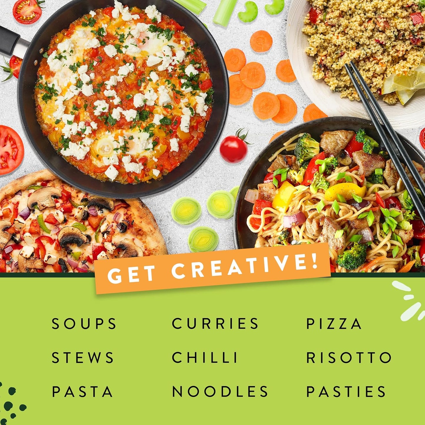 JustIngredients Essentials Mixed Vegetables (1 kg)