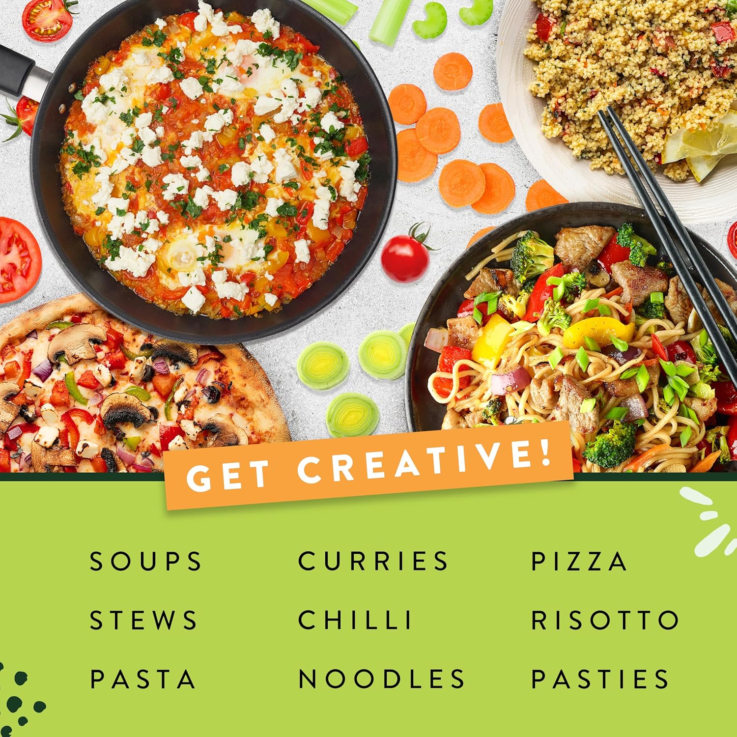 JustIngredients Essentials Mixed Vegetables (1 kg)