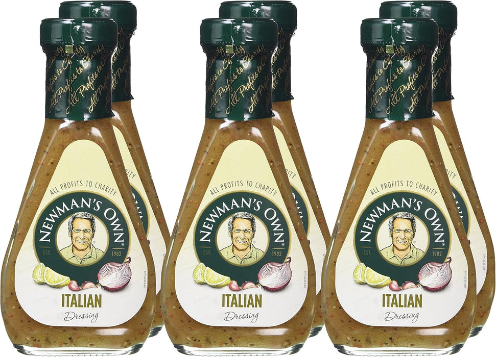 6 X Newman's Own Italian Dressing  BBE 07-25 RRP £24.99 Sale price £11.99