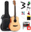 Donner Acoustic Guitar Full Size 4/4 Dreadnought Guitar Package 41 Inch Item model number EC983 RRP £102 Sale price £49