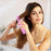 HAIOLORPRO 2PCS Curling Roll Comb, Curly Hair Brush for Curly Hair, Three Different Sizes of Styler for Bounce Curl, Hair Fluffy Curling Roll Comb
