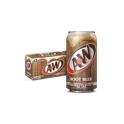 AA&WW Root Beer Soda American Import (12x355ml)