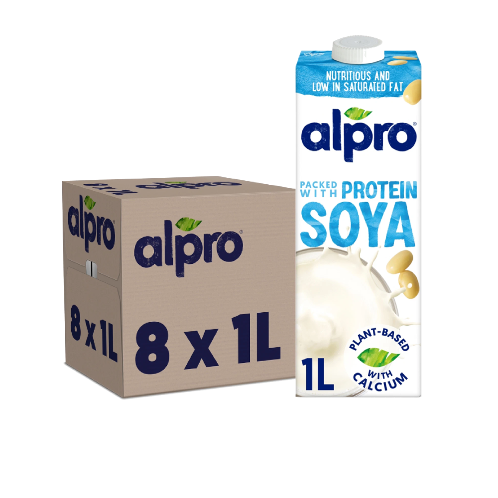 Alpro Protein Soya Drink (8x1L)