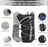 Aedcbaide Running Vest Hydration Backpack, Reflective Hydration Vest Running Men with 600ml Water Bottle, Lightweight Running Bag for Women Mens Outdoor Cycling Marathon Trail Race Hiking Climbing