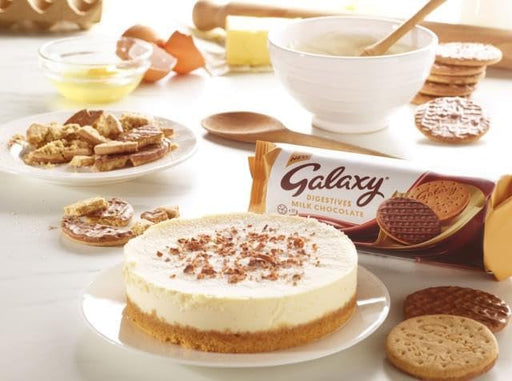GALAXY MILK CHOCOLATE DIGESTIVE BISCUITS FREEPOST 1 box of 21 Packs Long Dated
