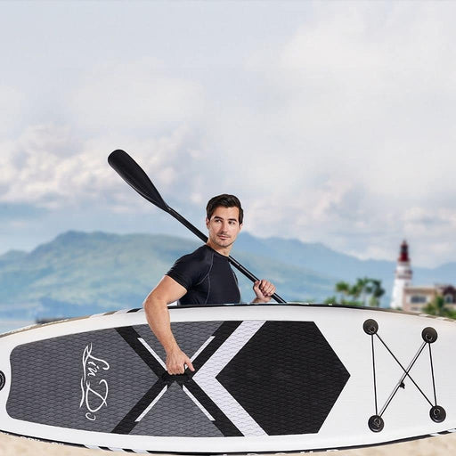 Lucear Inflatable Stand up Paddle Board for Beginners/Intermediate with Backpack, Leash, Paddle  RRP £149 Sale Price £99