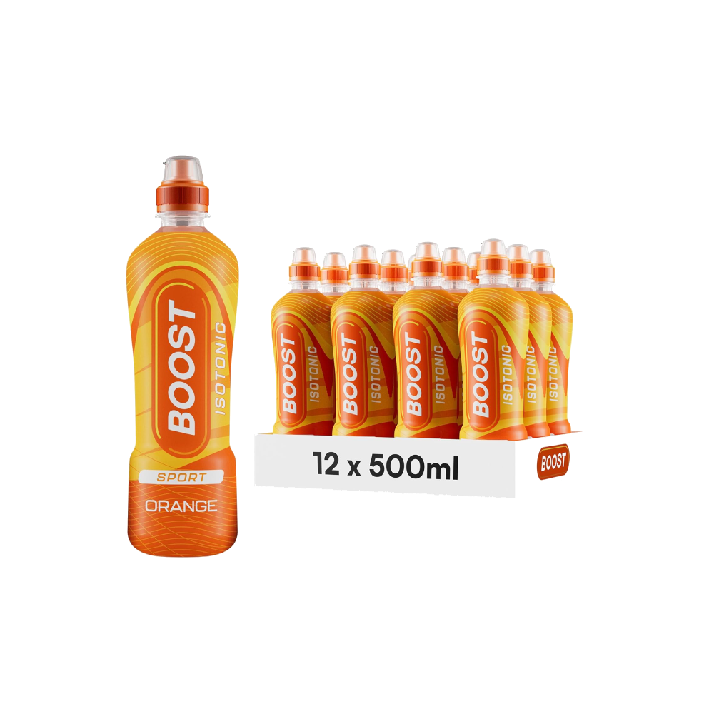 Boost Isotonic Sports Drink Orange Flavour (12x500ml)