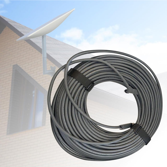 Starlink Rectangular Satellite V2 Dish Internet 30ft Replacement Cable,Starlink Ethernet Adapter Satellite Internet V2 New for Square Dish