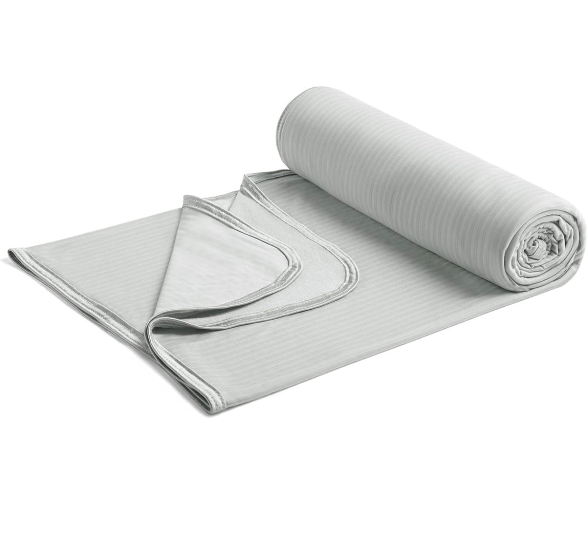 Marchpower Cooling Blanket, Bamboo Blankets 150x200cm Queen Size, Arc-chill Q-MAX>0.34 Cool Fiber Lightweight Summer Luxury Version Absorb Heat for Night Sweats Breathable and Soft All Season-Grey