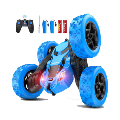 CYM Remote Control Cars, RC Stunt Car, 4WD 2.4 Ghz Remote Control Car with LED